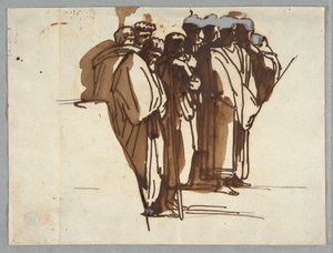 Paulus predigt in Athen, nach Raffael