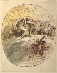 Phaeton verabschiedet sich von Apollo von Felice Giani