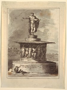 Projekt für ein Denkmal für Foro Bonaparte, Mailand, 1800
