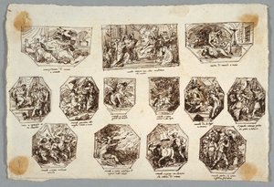 Romulus und Remus, Dreizehn Gemälde für die Sala delle Origini di Roma, Faenza