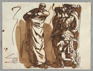 Sankt Paul und Figuren, nach Raphael von Felice Giani