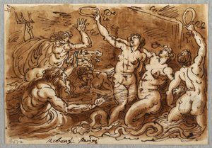 Studie der Landung von Maria de