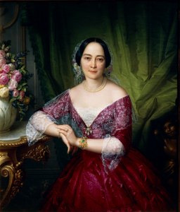 Porträt von Anne Opulich, von Felice Schiavoni von Felice Schiavoni