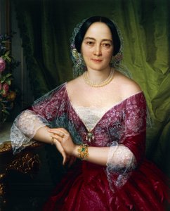 Porträt von Anne Opulich von Felice Schiavoni
