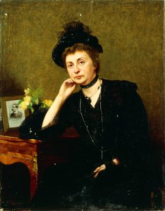 Porträt von Mrs. Pia Cottini von Felice Zennaro