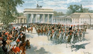 Einzug der französischen Armee in Berlin
