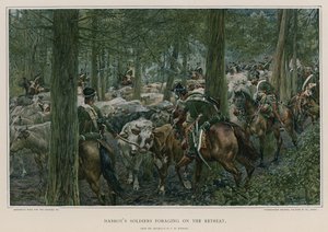 Marbots Soldaten auf dem Rückzug