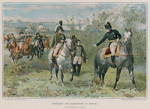 Napoleon und Alexander in Erfurt