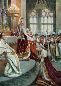 Die Krönung in Notre Dame von Felicien baron de Myrbach Rheinfeld