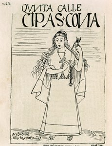 Porträt eines Webers von Felipe Huaman Poma de Ayala