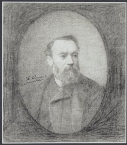 Selbstporträt von Felix Auguste Clement