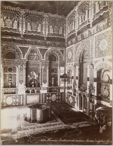 Damaskus. Innenansicht eines Hauses. Englischer Konsul (Syrien) von Félix Bonfils