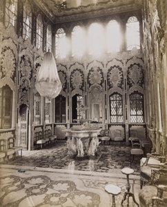Innenraum eines Hauses in Damaskus von Félix Bonfils