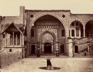 Innenraum eines Hauses (Damaskus) von Félix Bonfils