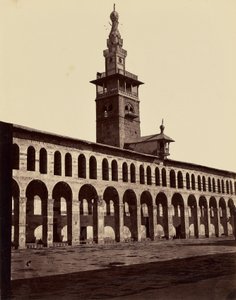 Minarett der Braut - Damaskus von Félix Bonfils