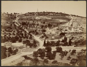 Ölberg, Jerusalem von Félix Bonfils