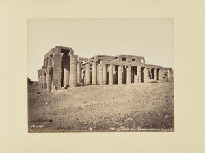 Theben. Der Ramesseum (Ägypten) von Félix Bonfils