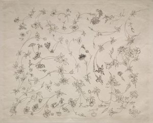 Blumendesigns für Teller und Ränder (Nr. 14)