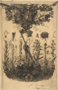 Frontispiz für Les Fleurs du Mal, 1857