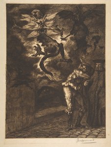 Hors de mon soleil, canailles! Panurge verlässt das Haus von Raminagrobis von Felix Bracquemond