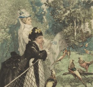 Im Zoologischen Garten, ca. 1873 von Felix Bracquemond