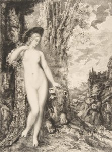 Le Lion amoureux von Felix Bracquemond