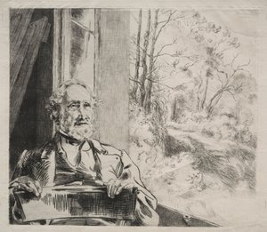 Meyer-Heine, ca. 1872 von Felix Bracquemond