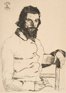 Porträt von Charles Meryon, 1853