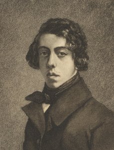 Porträt von Théodore Chassériau von Felix Bracquemond
