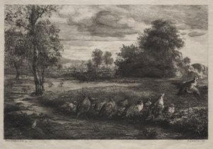 Der Ruf zur Ordnung von Felix Bracquemond