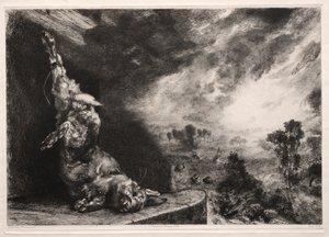 Der große Hase von Felix Bracquemond