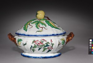 Terrine, hergestellt von der Creil-Fabrik, ca. 1870