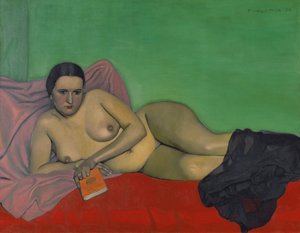 Nackte Frau mit Buch, 1924