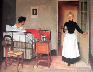 Der Patient von Felix Edouard Vallotton