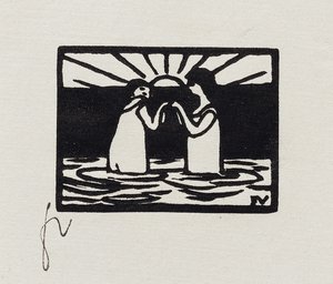 Spiele in der Sonne, VII aus "Les Petites Baigneuses", 1893
