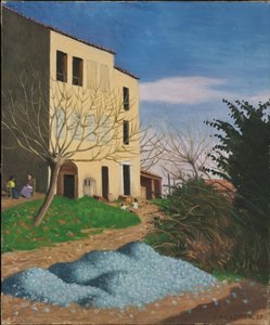 Haus in der Sonne, Blaue Steine, 1920 von Felix Edouard Vallotton