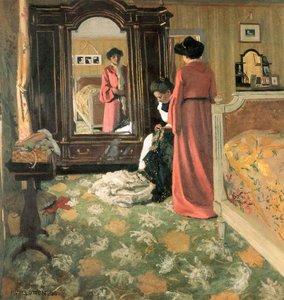 Innenraum, 1903-1904 von Felix Edouard Vallotton