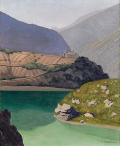 Lac de Géronde, Sierre, 1919
