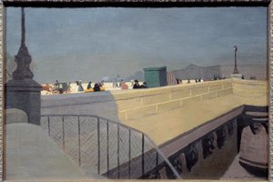 Le Pont Neuf in Paris. Gemälde von Felix Vallotton (1865-1925) 1901 Dim. 0,38x0,57 m Winterthur, Kunstmuseum von Felix Edouard Vallotton