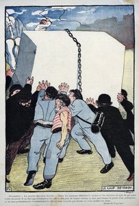 Le coup de assistance - Die große soziale Frage... - von Felix Vallotton von Felix Edouard Vallotton