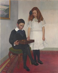 Die Hahnloser Kinder, 1912 von Felix Edouard Vallotton