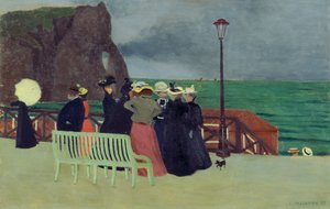 Die Planken in Etretat