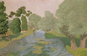 Landschaft in der Normandie