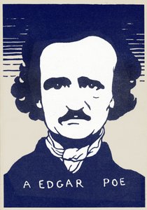 Porträt des amerikanischen Schriftstellers und Dichters Edgar Allan Poe, Illustration von Felix Vallotton von Felix Edouard Vallotton