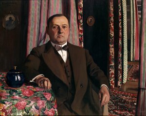 Porträt von Georges Haasen, 1913 von Felix Edouard Vallotton