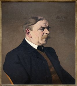 Porträt von Octave Mirbeau von Felix Edouard Vallotton