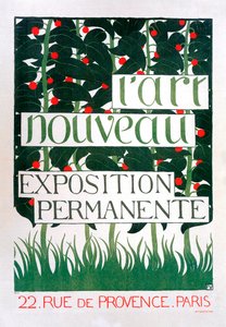 Plakat für die Galerie L