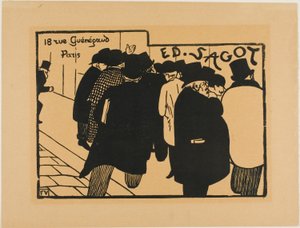 Druckliebhaber von Felix Edouard Vallotton