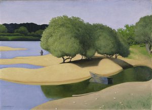 Sandbänke an der Loire von Felix Edouard Vallotton