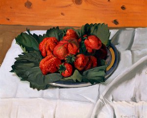 Stillleben mit Erdbeeren, 1921